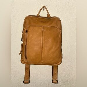 Cleveland Leather Backpack with Minimalist Design.
